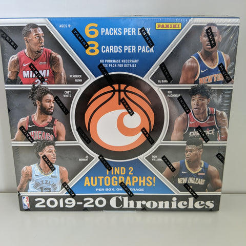 2019-20 Chronicles Basketball Hobby Box